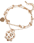 Bracelet fin cloche écru