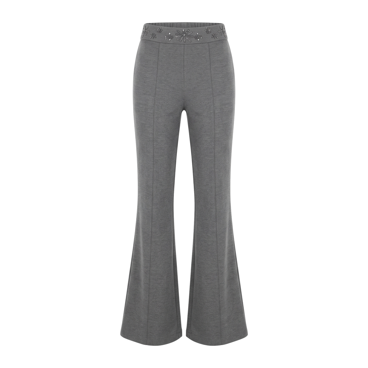 Pantalon gris Interdee ceinture séquins