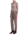 Taupe Corduroy Trousers Interdee