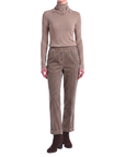 Taupe Corduroy Trousers Interdee