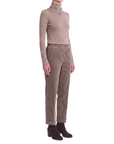 Taupe Corduroy Trousers Interdee