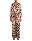 Pantalon fluide savane beige mocca