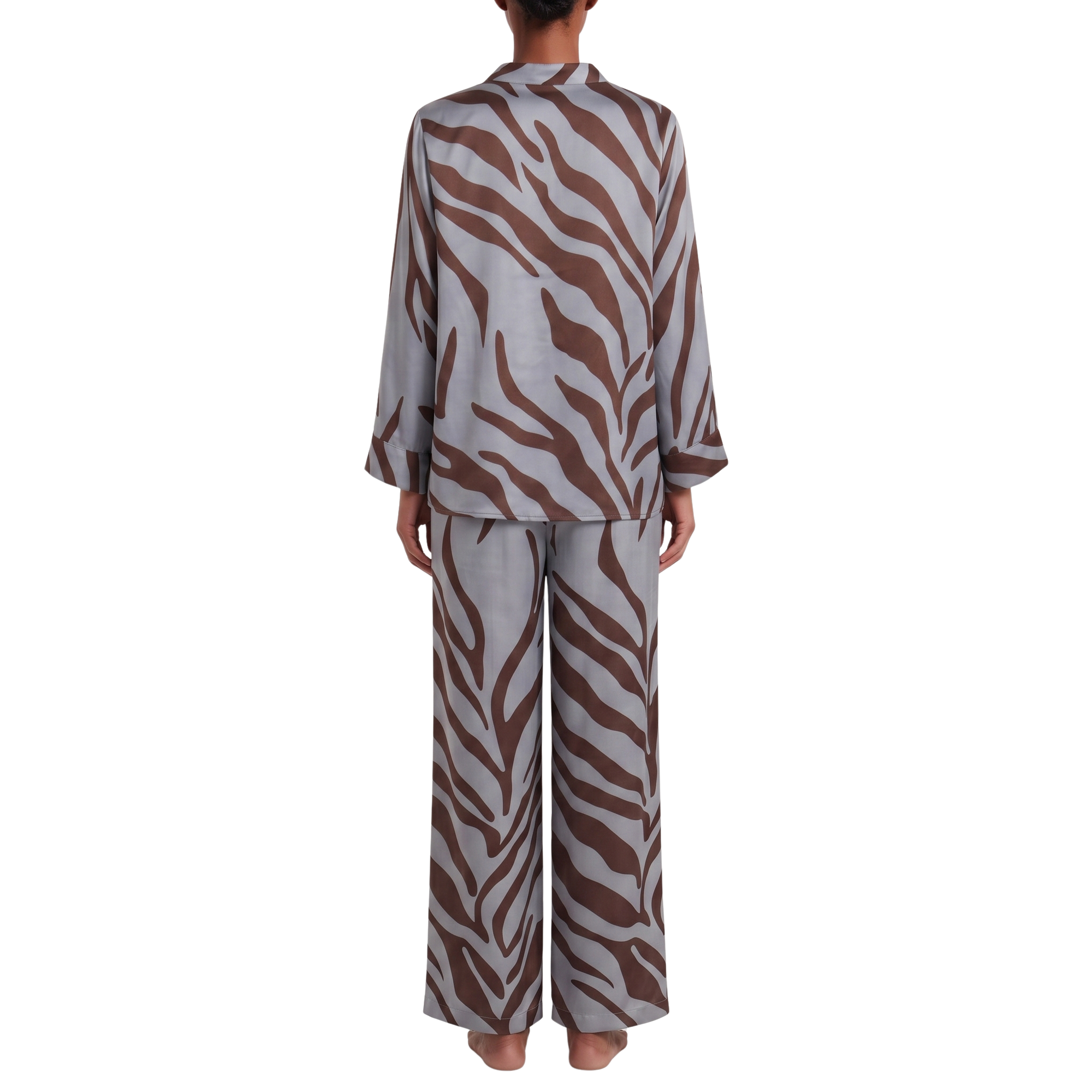 Pantalon fluide savane indigo mocca