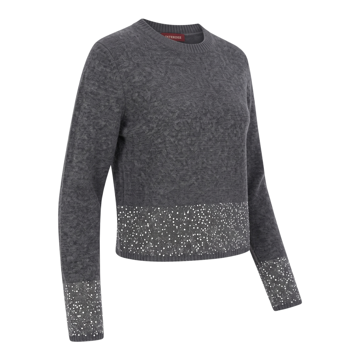 Pullover Anthrazit Kaschmir Interdee Sequins