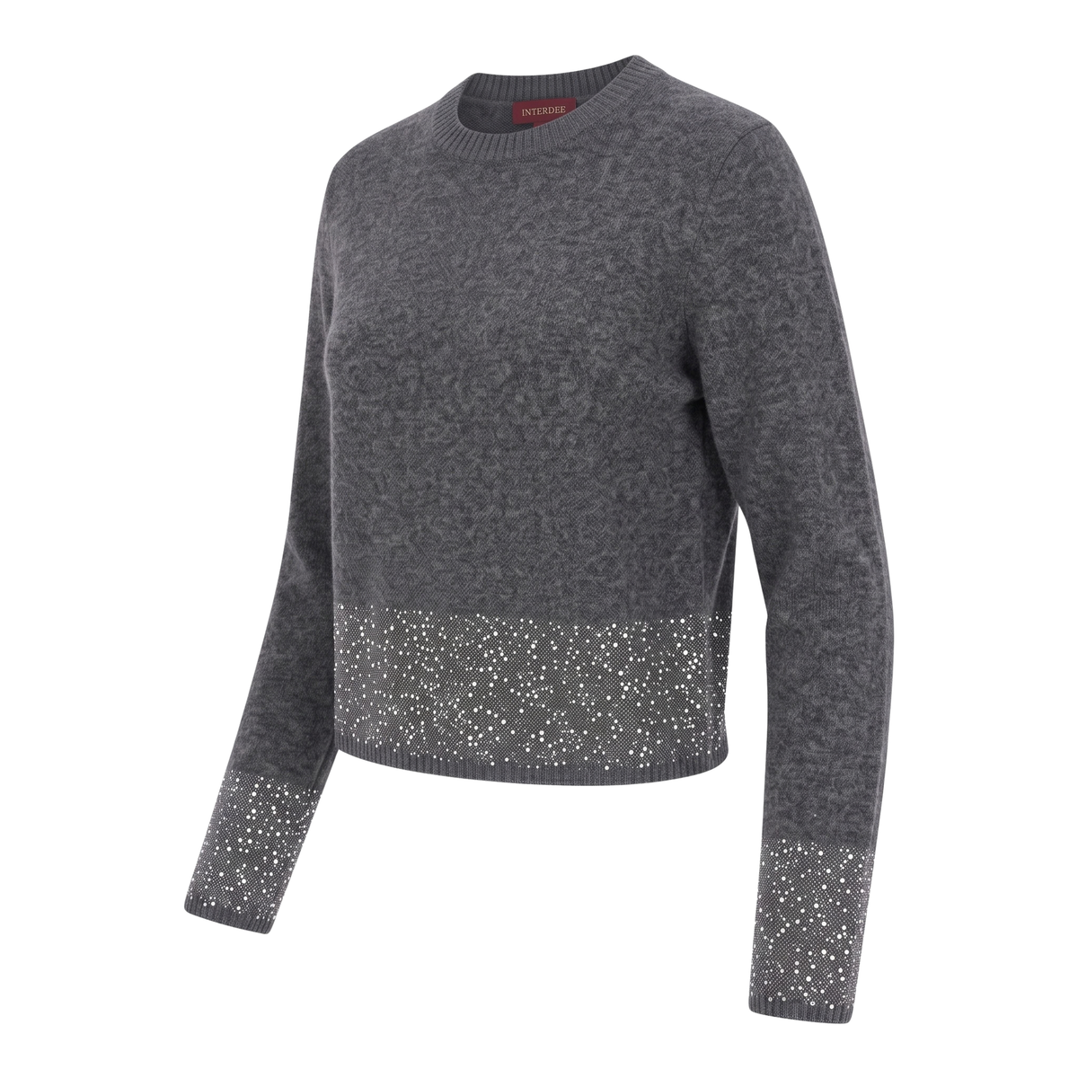 Pullover Anthrazit Kaschmir Interdee Sequins