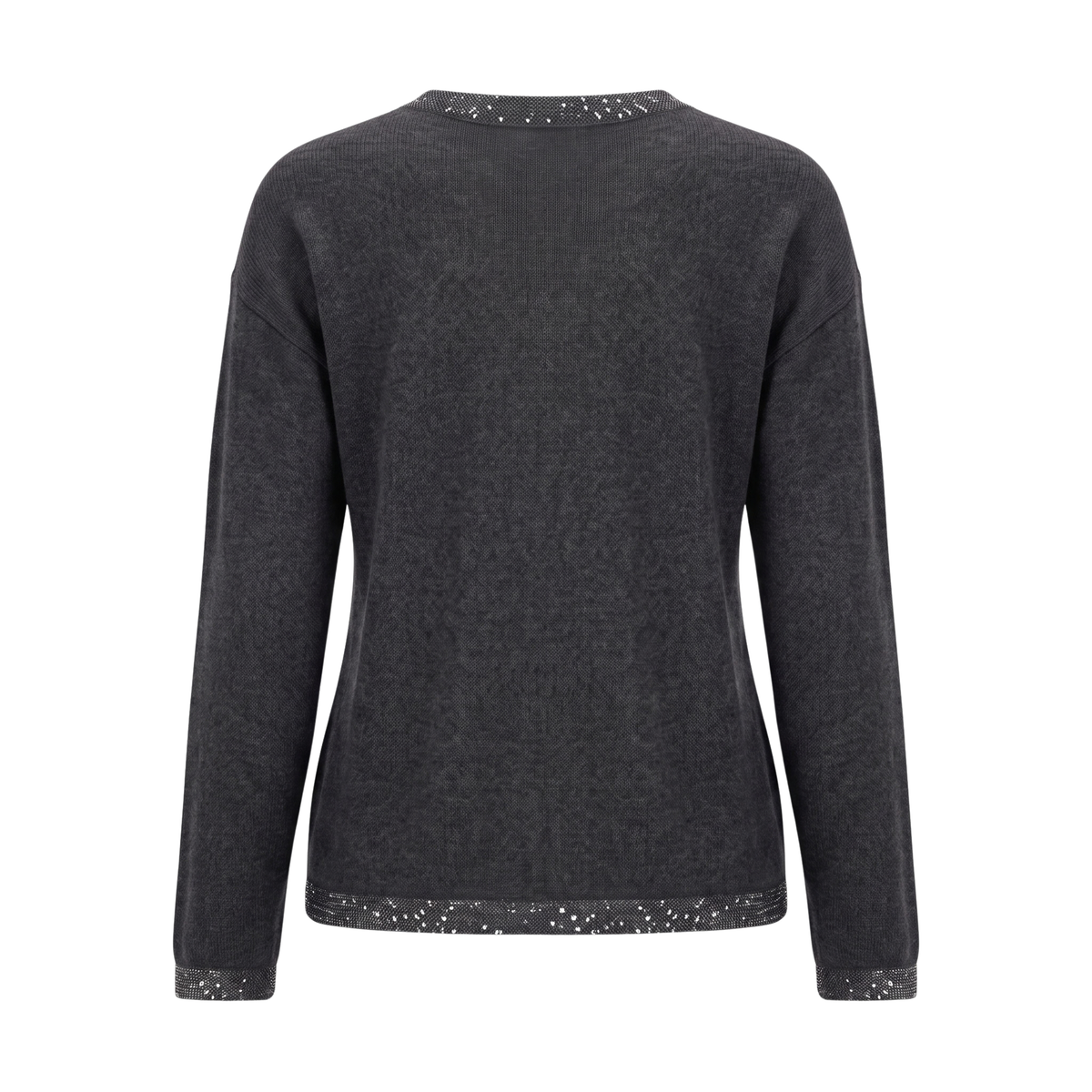 Pullover Anthrazit Kaschmir Interdee Sequins