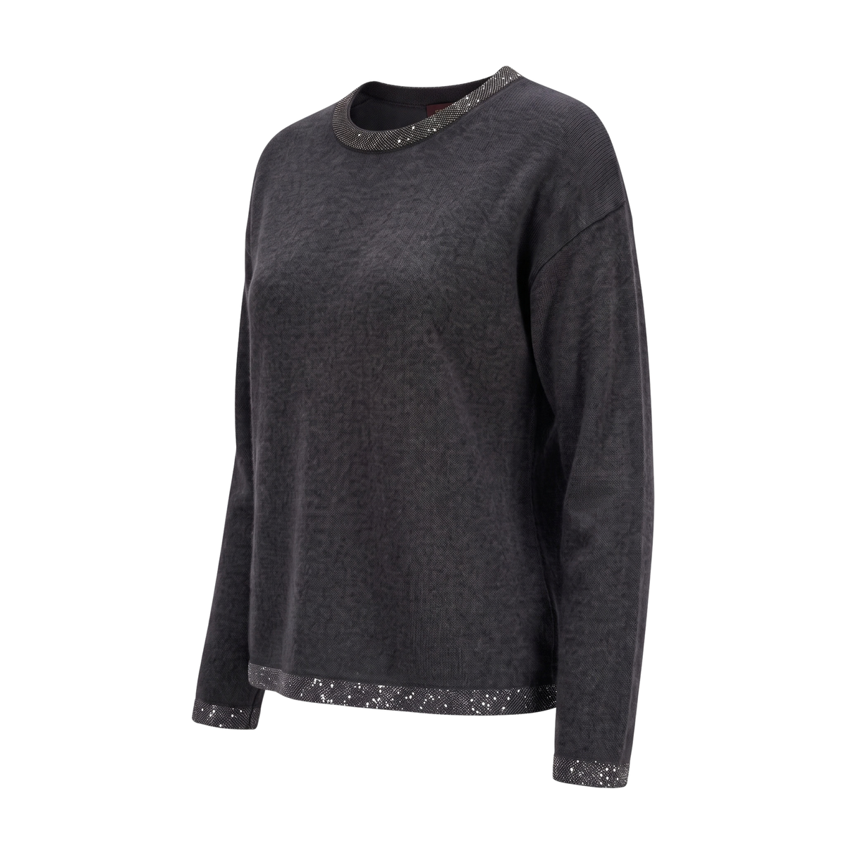Pullover Anthrazit Kaschmir Interdee Sequins