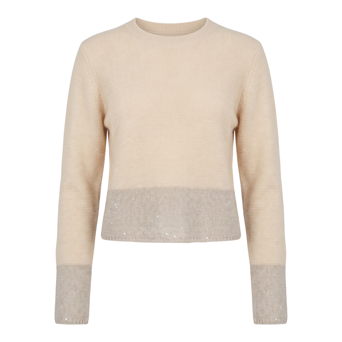 Pullover Beige Kaschmir Interdee Sequins