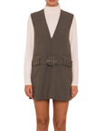 Robe chasuble kaki