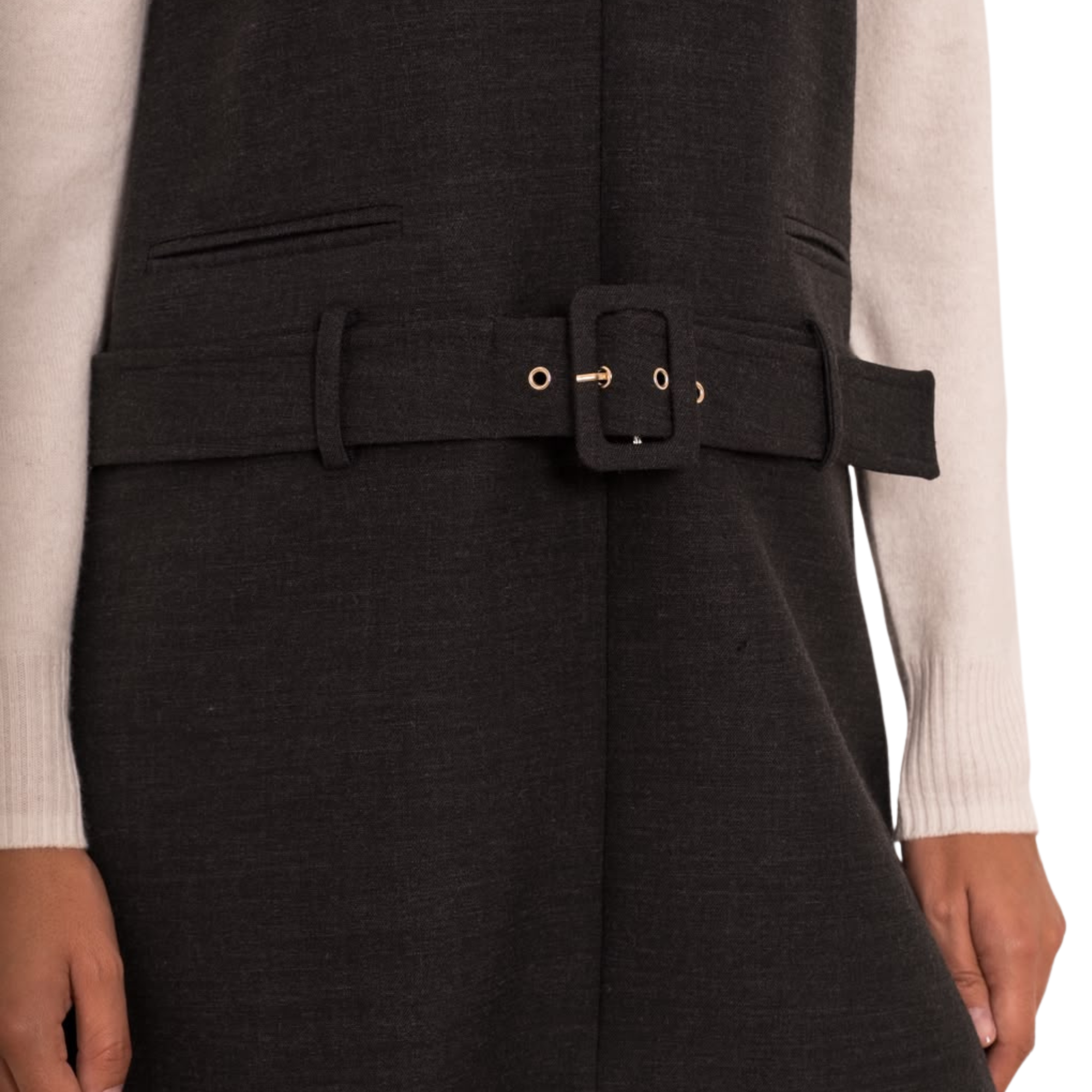 Robe chasuble noir