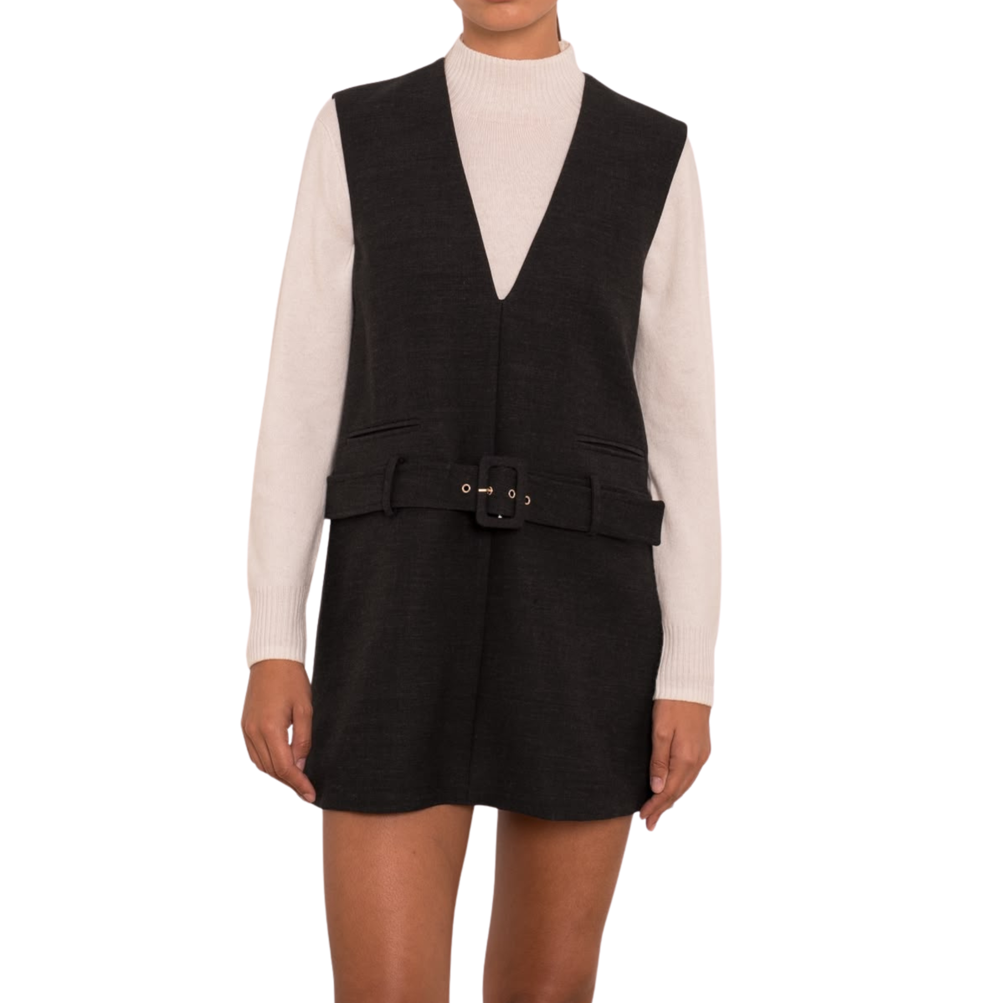 Robe chasuble noir