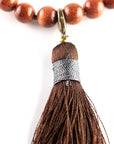 Collier et charm pompon Moon-C