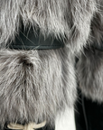 Bottes mi-longues en croûte de cuir noir La Thuile